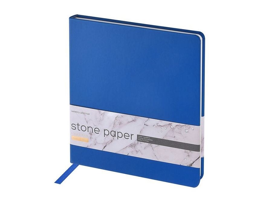 Еженедельник с каменной бумагой А5+ «Carrara»