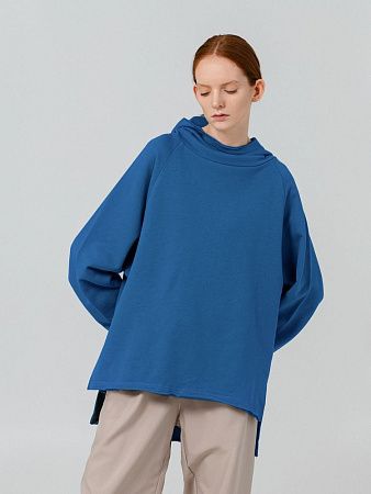 Худи унисекс Vozduh 1.0, синее, размер S