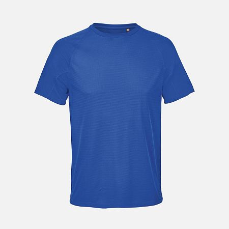 Футболка спортивная унисекс Vortex, ярко-синяя (roayl), размер L