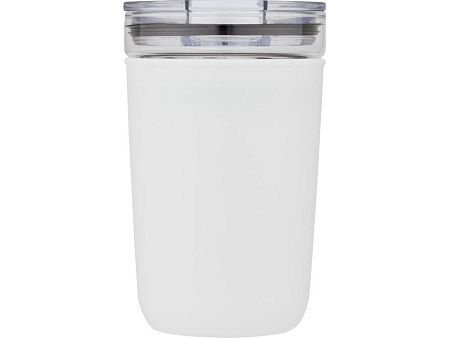 Стеклянная кружка «Bello» с внешней стенкой из переработанного пластика