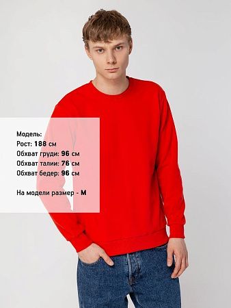 Толстовка Unit Toima Heavy, красная, размер 4XL