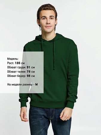 Худи Kirenga 2.0, темно-зеленое, размер L