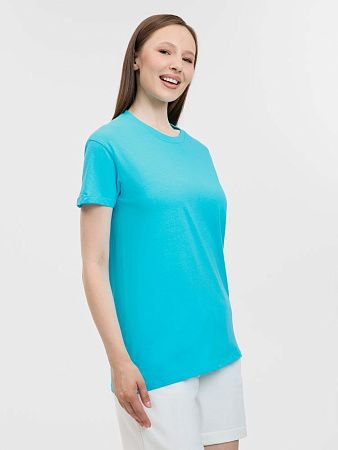 Футболка унисекс Regent 150, бирюзовая, размер 5XL