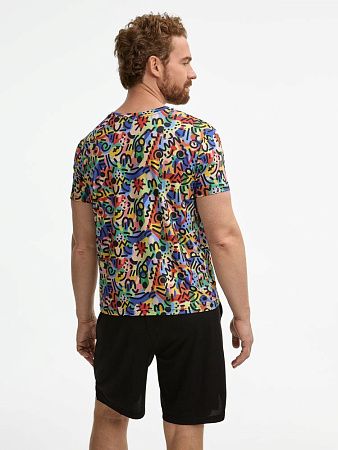 Футболка унисекс Senti с полной запечаткой на заказ, размер 3XL