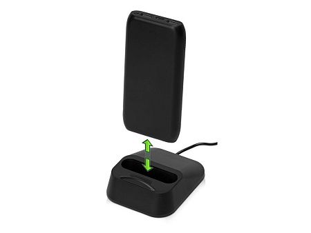 Беспроводное портативное зарядное устройство с зарядной станцией «UnIQ», 10000 mAh