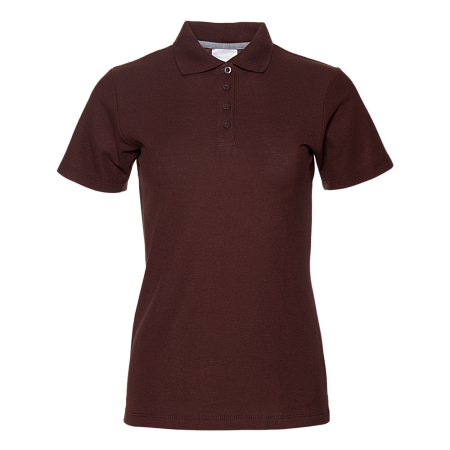 Рубашка поло женская STAN хлопок/полиэстер 185, 04WL, Тёмно-Шоколадный,  (107)  (50/XL)