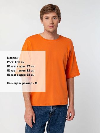 Футболка унисекс оверсайз Street Vibes, оранжевая, размер XL/2XL