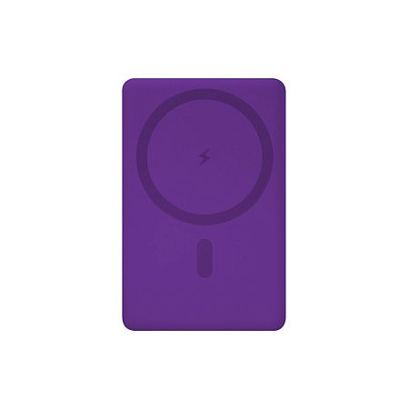 Внешний аккумулятор Атлантис Плюс PD (Atlantis PD Plus) 10000mAh с функцией беспроводной зарядки 15W, фиолетовый