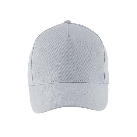 Бейсболка LONG BEACH, 5 клиньев, металлическая застежка