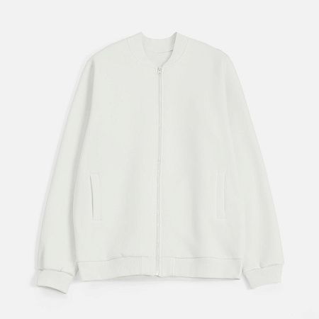 Бомбер унисекс Estado, молочно-белый, размер S