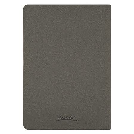 Ежедневник Latte soft touch недатированный, серый/красный