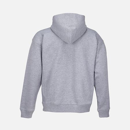 Толстовка унисекс на молнии Jelo, серый меланж, размер XL