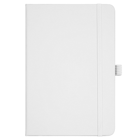Блокнот Forest  Alfa Polo  Soft А5, недатированный, в твердой обложке, с резинкой и петлей для ручки, белый