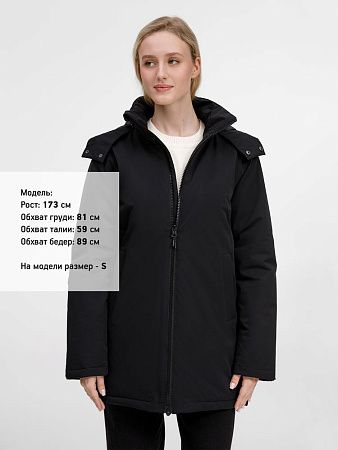 Куртка-парка унисекс Sfera, черная, размер L