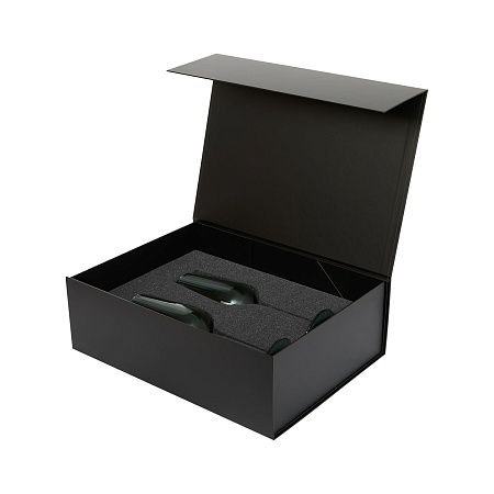 Подарочный набор 2 бокала для шампанского Capri в черной коробке