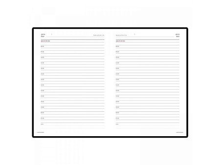 Ежедневник недатированный А6+ «Sidney Nebraska» с золотым срезом