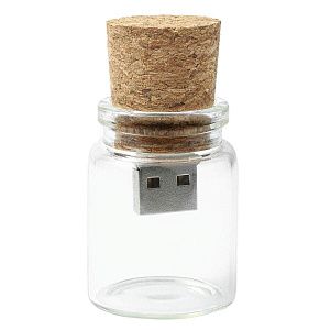 Флешка GLASS Прозрачная 4038.20.64ГБ