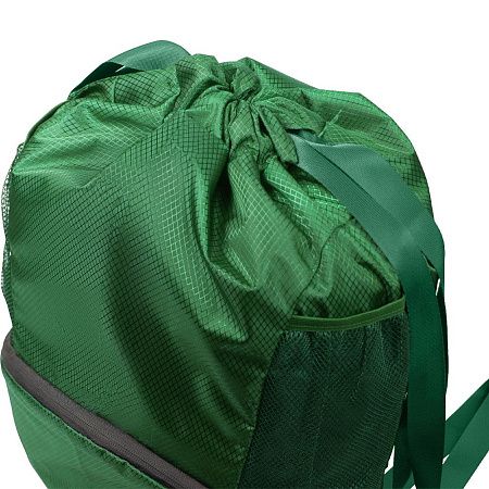 Рюкзак нейлоновый Trieste, зеленый, размер 42*45*16 см