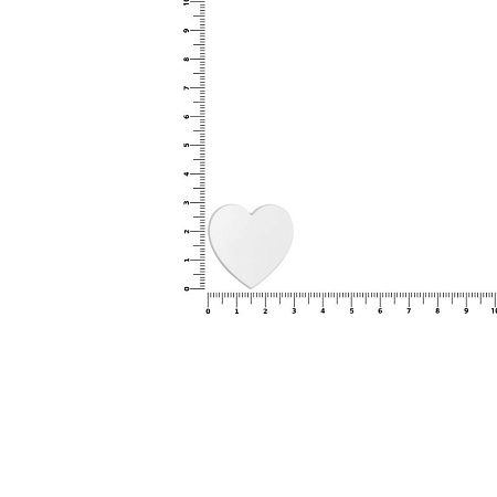 Джибитс из ПВХ «Сердце», белый