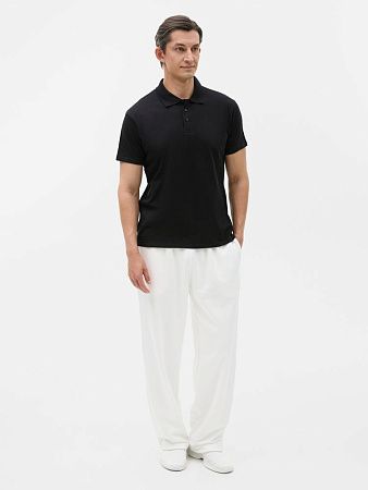 Рубашка поло мужская Prescott Men 170, черная, размер L
