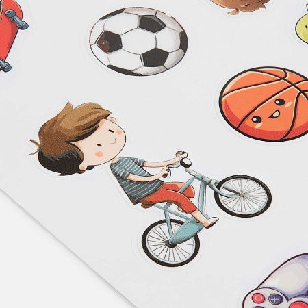 Стикерпак UV-DTF Thematic, для мальчиков