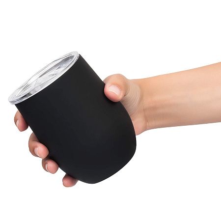 Термокружка (кофер) STEP SOFT 370мл Черная 6300.08