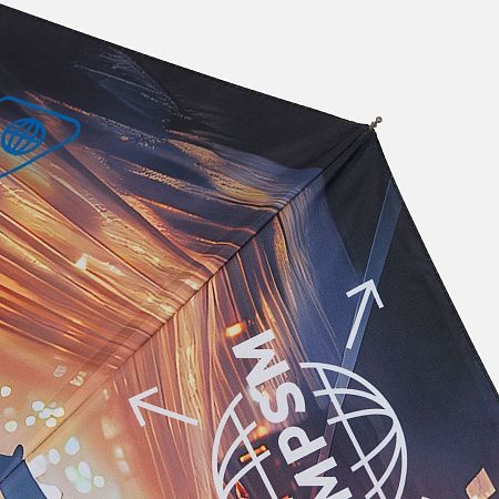 Зонт складной Monsoon с полной запечаткой купола снаружи на заказ