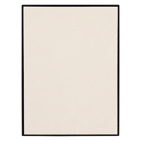 Коробка подарочная, размер 24*17,5*3 см, Solution Superior Linen, черная, бежевый ложемент под индивидуальную вырубку