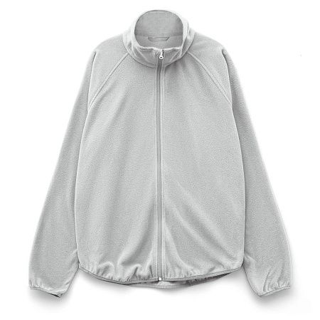 Куртка флисовая унисекс Fliska, светло-серая, размер XL/2XL