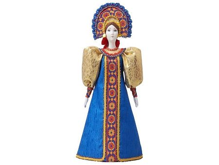 Подарочный набор: кукла фарфоровая, мёд с гецким орехом