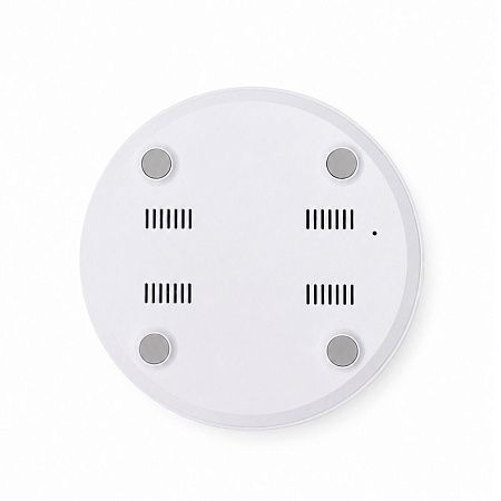 Часы с беспроводной зарядкой Dovel 3в1, белый