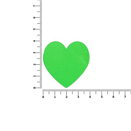 Наклейка тканевая Lunga Cor, M, зеленый неон