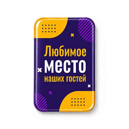 Объемный стикер из эпоксидной смолы на дверь