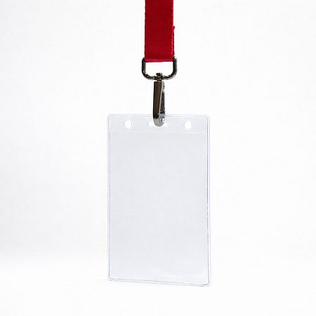 Лента для бейджа Flat, с карабином