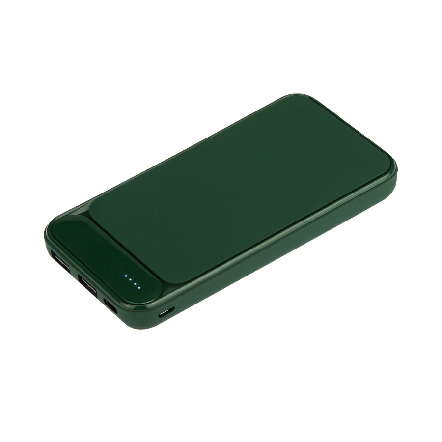 Внешний аккумулятор с подсветкой Старлайт Плюс PB (Starlight Plus PB) 10000 mAh, зеленый