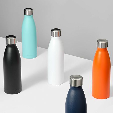 Термобутылка вакуумная герметичная Fresco, черная