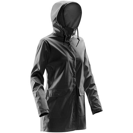 Дождевик женский Squall, черный, размер XS