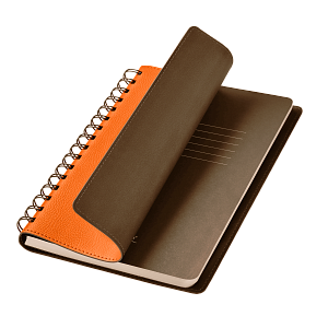 Ежедневник Виста (Vista) недатированный, черный/красный