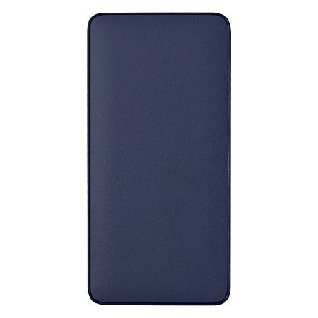 Внешний аккумулятор (powerbank) «WeCharge Velvet», 10 000 mAH, 5V -2A , c цифровым дисплеем для контроля заряда, темно-синий
