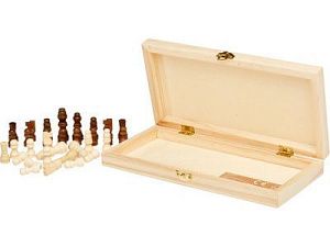 Деревянный шахматный набор «King», цвет: натуральный