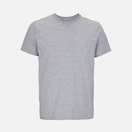 Футболка унисекс Lyam, серый меланж, размер XXL