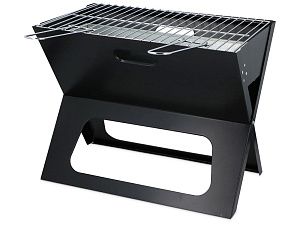 Складной переносной мангал для BBQ «Mangal», цвет: черный