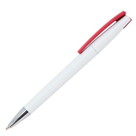 Ручка шариковая, пластиковая, белая/красная Zorro Assembling Assembling