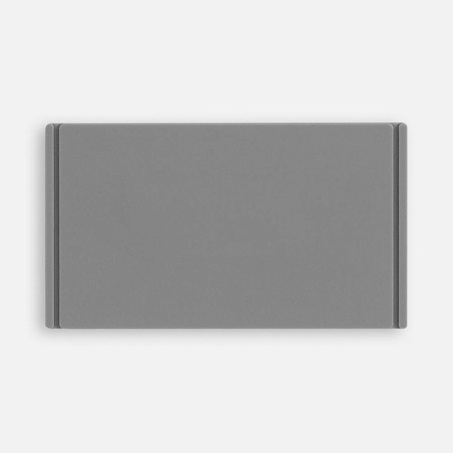 Лейбл из ПВХ Dzeta, M, серый