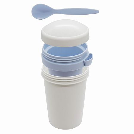 Ланч-бокс Cereal to go Green Line с ложкой