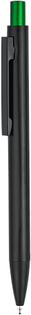 Ручка OKS MIRROR Черная с зеленым 1140.02