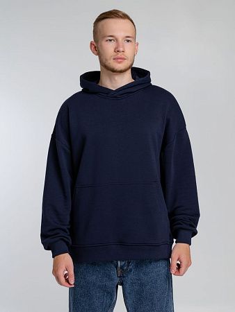 Худи оверсайз Kulonga Comfort, темно-синее, размер XS/S