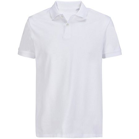 Рубашка поло унисекс Pacific, белая, размер 4XL
