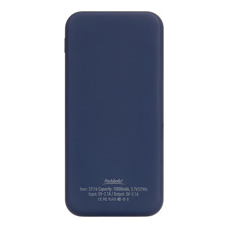 Внешний аккумулятор с подсветкой Люче (Luce) 10000 mAh, белый