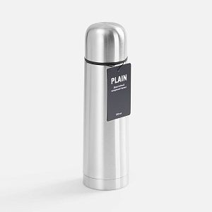 Термос Plain 500, ver.2, серебристый